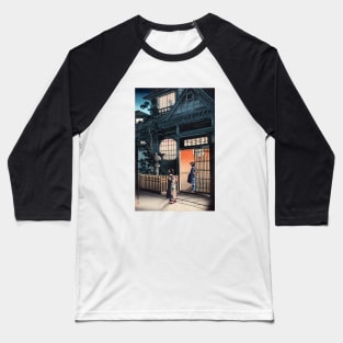 Araki alley in Yotsuya by Tsuchiya Koitsu Baseball T-Shirt